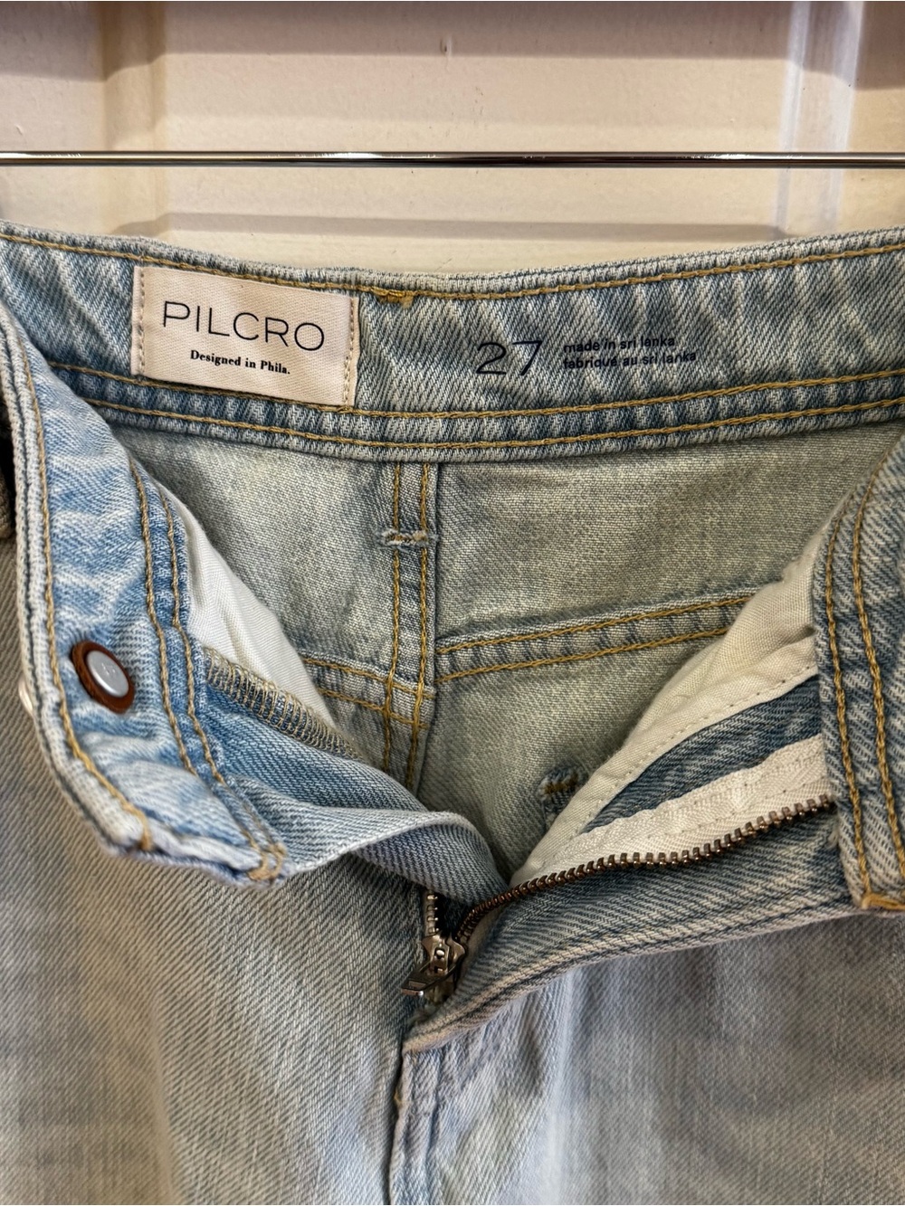 Pilcro Anthropologie Georgia High Rise Barrel Jeans 27 - Picture 7 of 9
